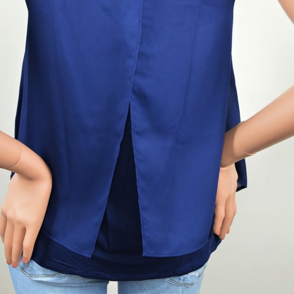 New! Green Envelope Navy  Fly Away Tank Top - Picture 4 of 8